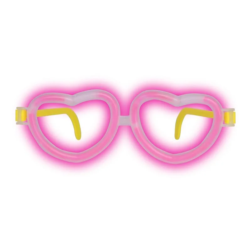 Glowing Heart Eye Glasses