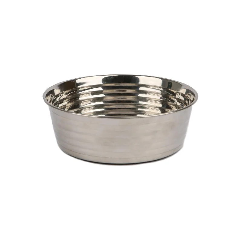 800ml Stainless Steel Dog Bowl - Silver - By Pets Collection