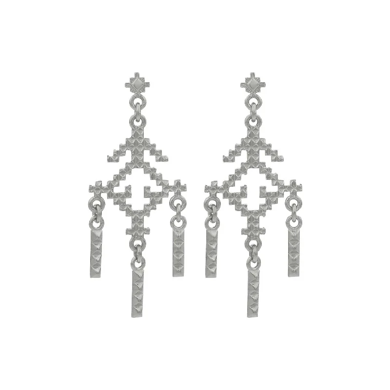 AYNI Drop Earrings Silver