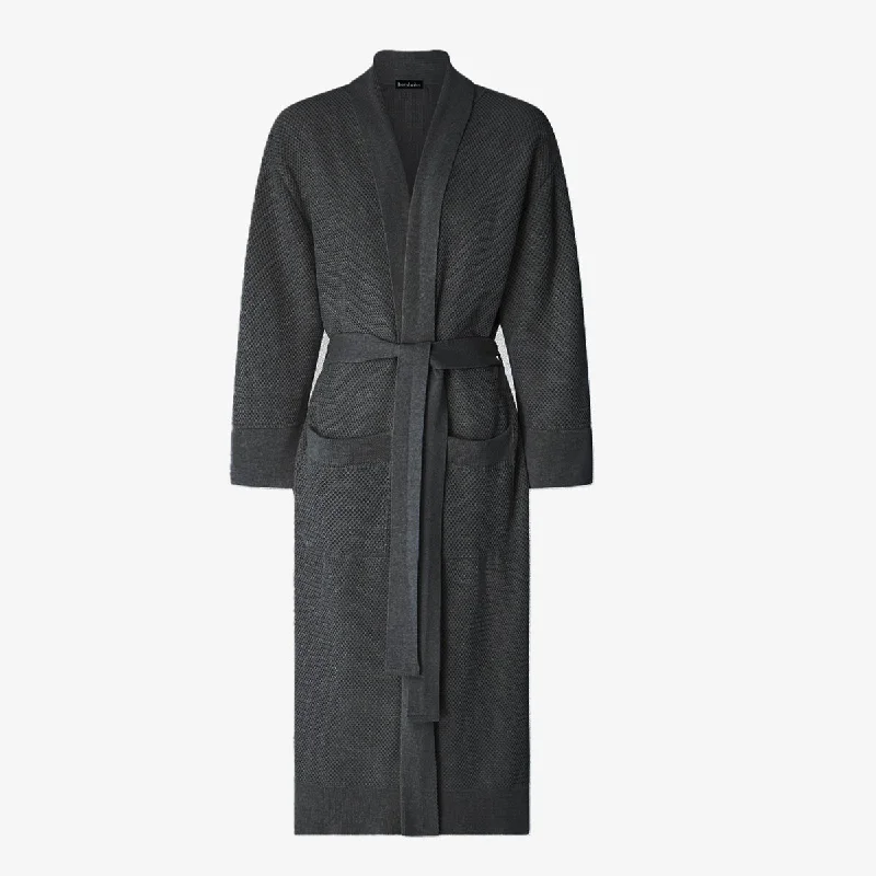 Bemboka Cotton Bathrobes Charcoal