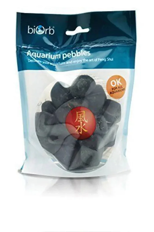 BiOrb Black Aquarium Marble Pebble Pack