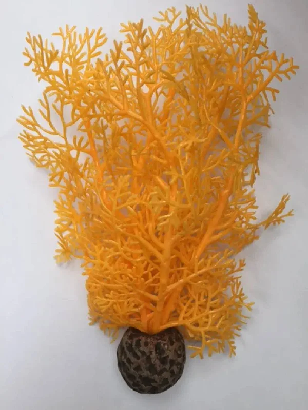 biOrb Orange Sea Fan Aquarium Decoration Small