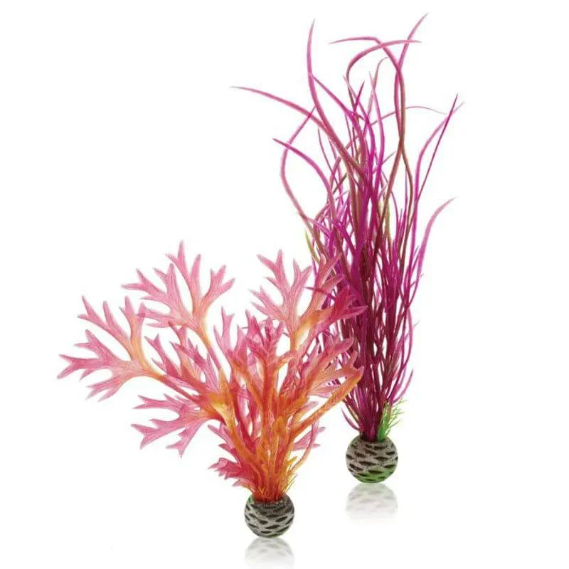 biOrb Red / Pink Plant Pack x2 Aquarium Decoration