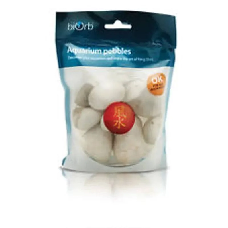 BiOrb White Aquarium Marble Pebble Pack