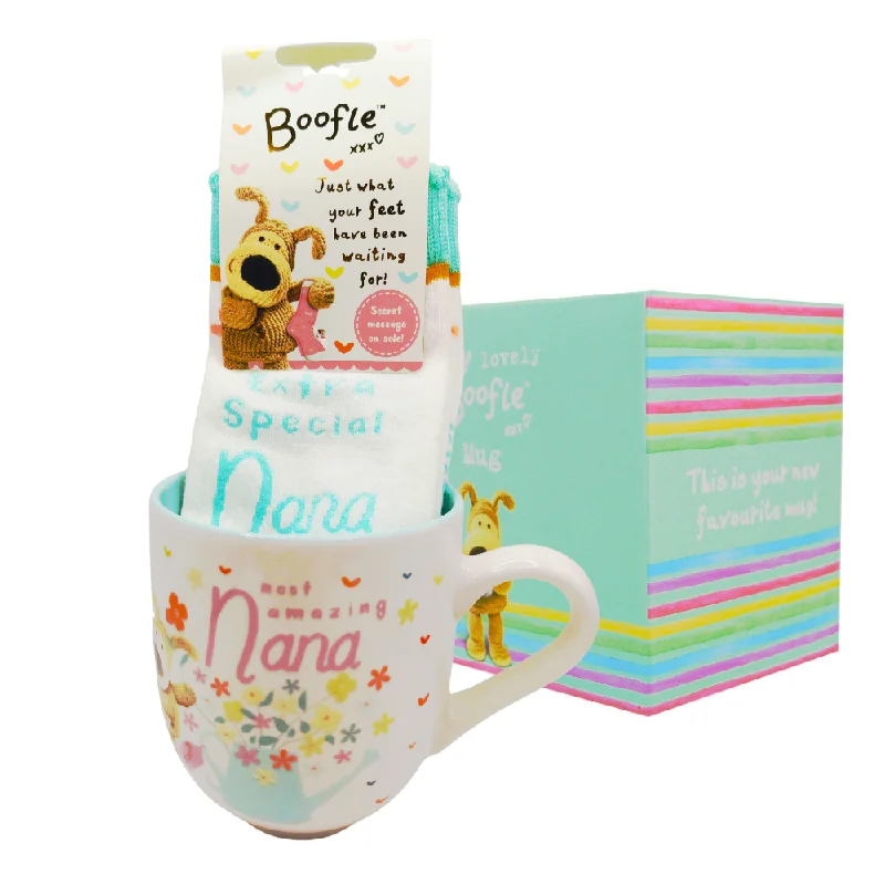 Boofle Best Nana Mug & Socks Gift Set