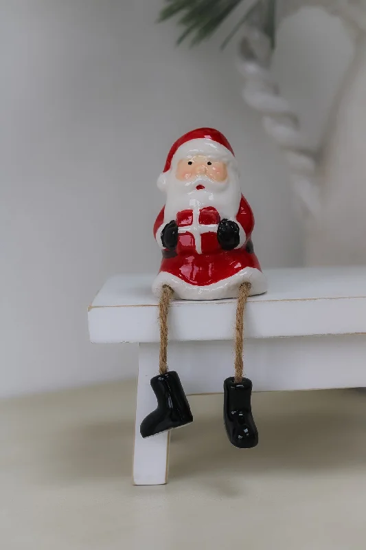 Dangly Legged Santa Ornament