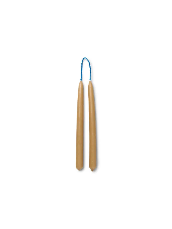 Mini Dipped Pencil Candles | Straw | Set of 8 | by ferm Living