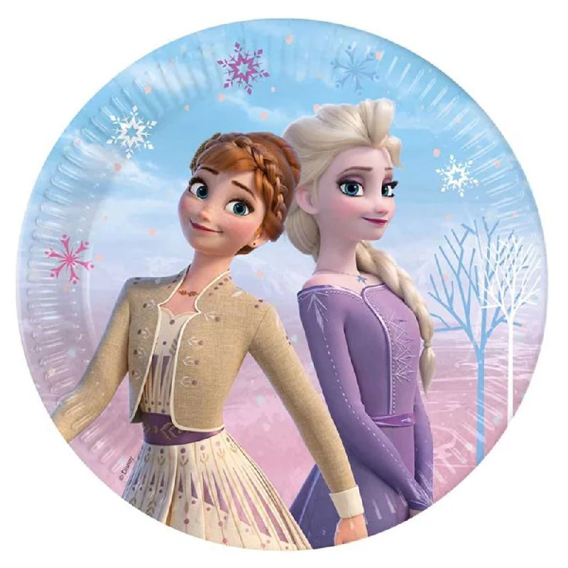 Disney Frozen 2 Wind Spirit Paper Plates - 20cm - Pack of 8