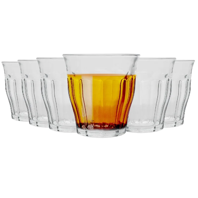 160ml Picardie Water Glasses - Pack of Six - By Duralex