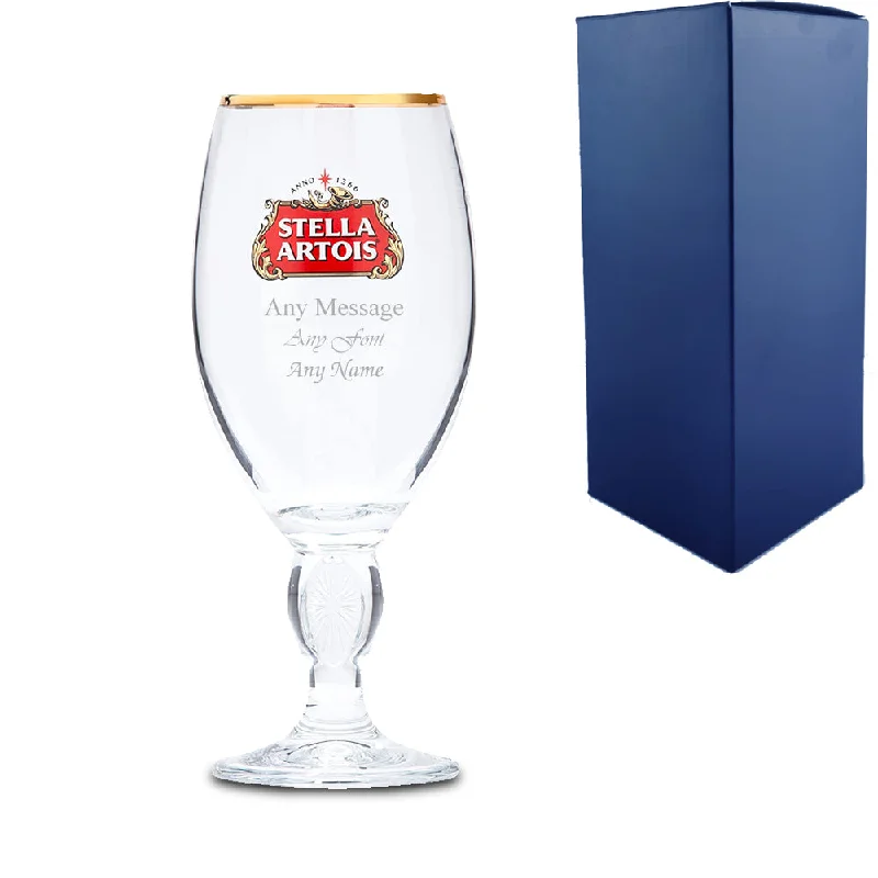 Engraved Stella Pint Glass 20oz