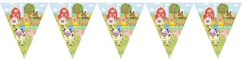 Farmyard Party Bunting - 3.6m