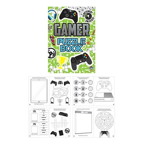 Gamer Puzzle Book - 14.5cm - Each