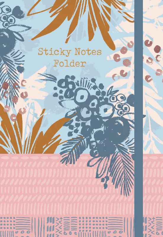 Gifted Stationery Bohemian Sticky Notes Folder