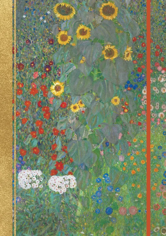 Gifted Stationery Klimt Wild Meadow A4 Notebook