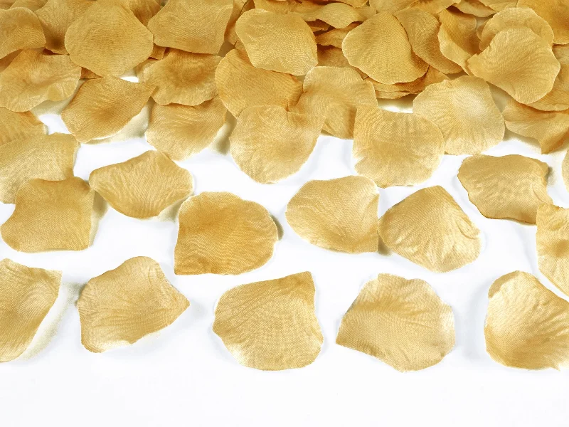 Gold Rose Petals Pack of 100