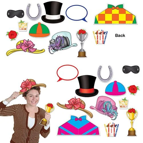 Horse Racing Selfie Kit - 38.7cm - Pack of 12