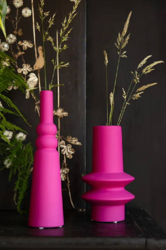 Hot Pink Vase - 2 Sizes Available