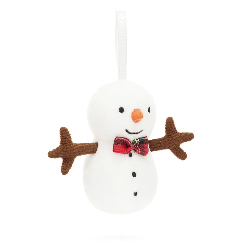 Christmas Ornament - Festive Folly Snowman