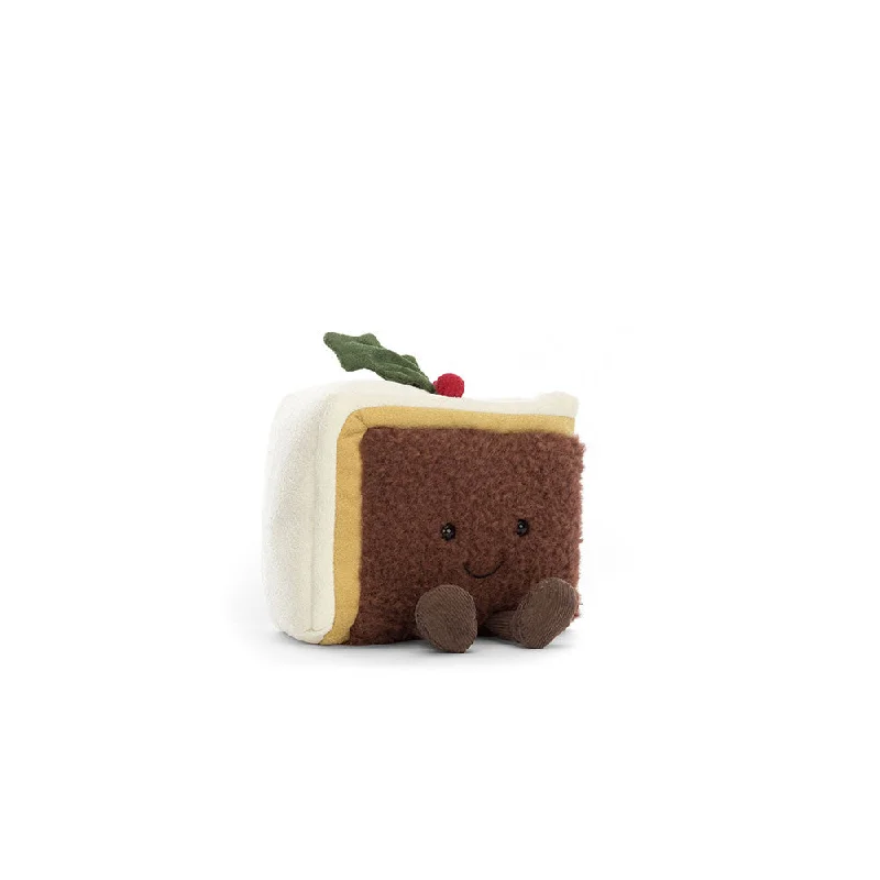 Teddy - Amuseables Slice of Christmas Cake