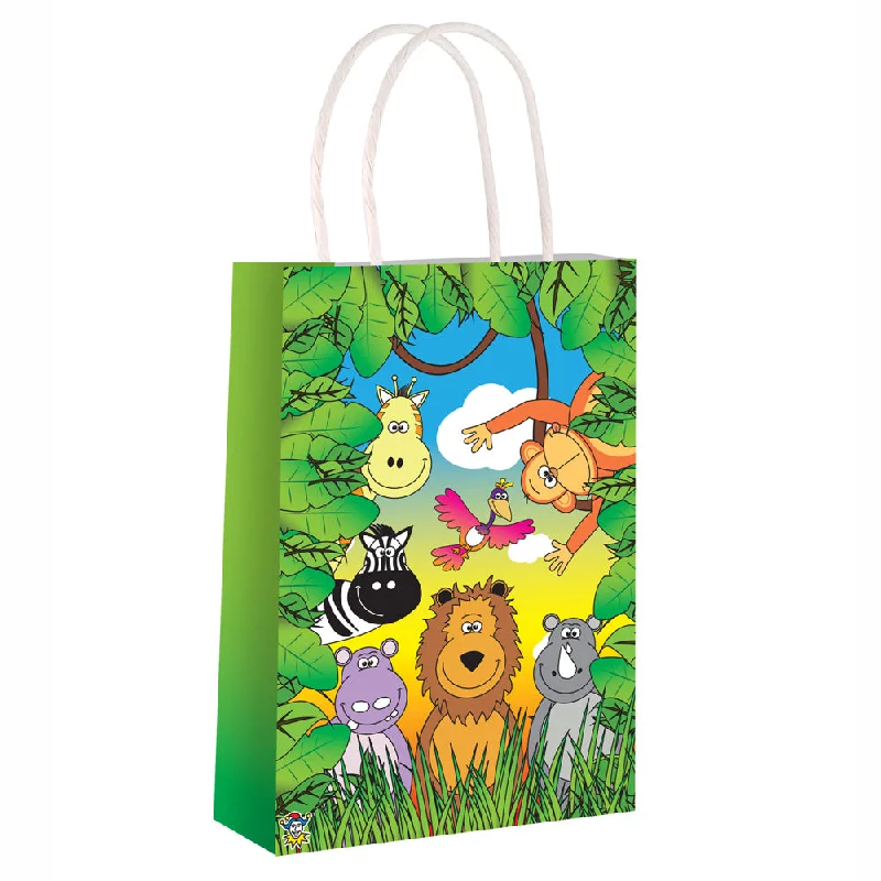 Jungle Paper Party Bags - 22cm - Each