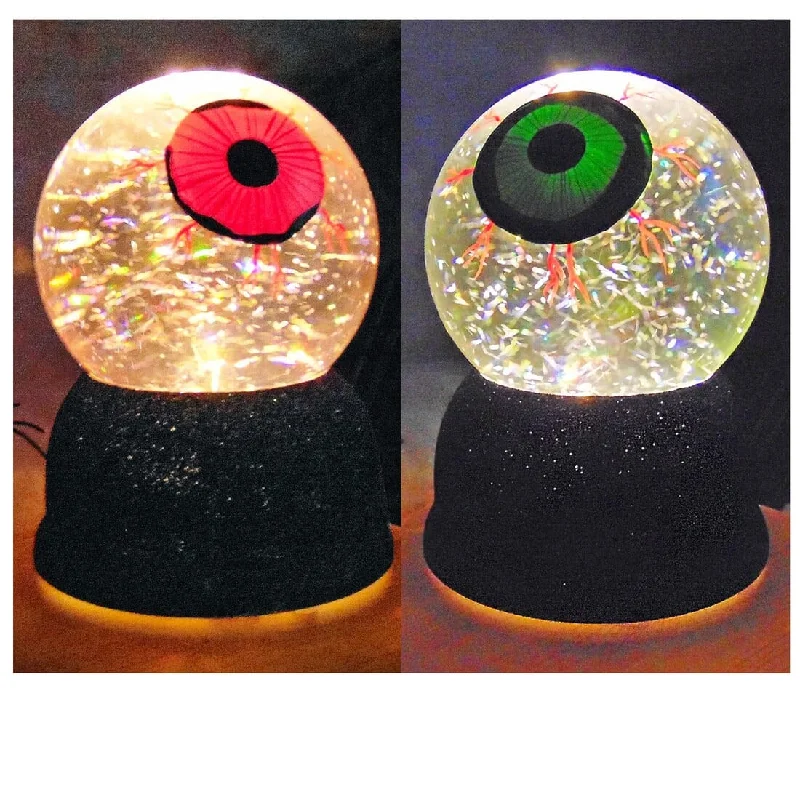 Light Up Glitter Water Halloween Decoration - Eyeball Globe