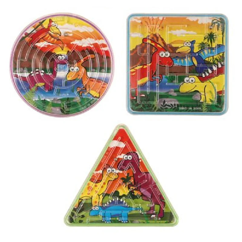 Mini Dinosaur Maze Puzzle - Each