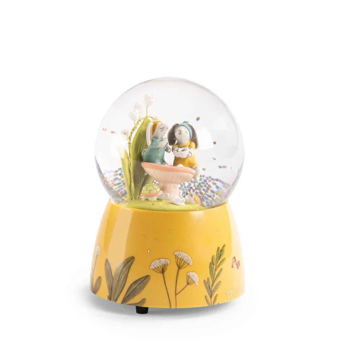 Musical Snow Globe - Trois Petits Lapins