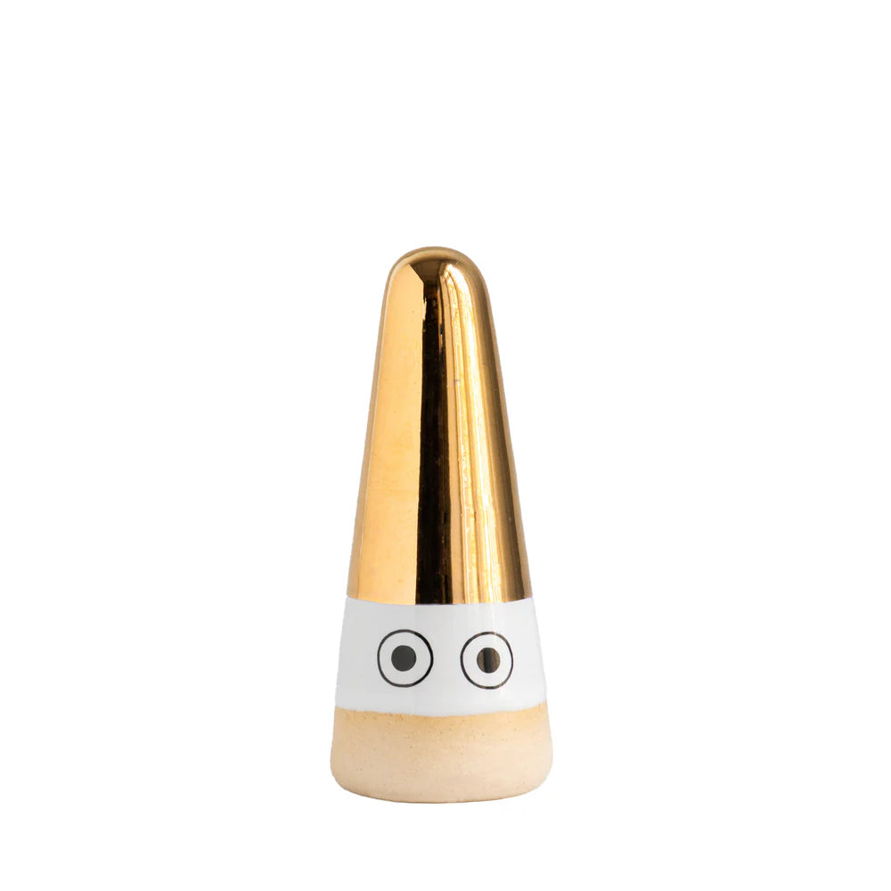 ‘Nisse' Christmas Ghost in 14k Gold Lustre | 2024 Limited Edition by Studio Arhoj