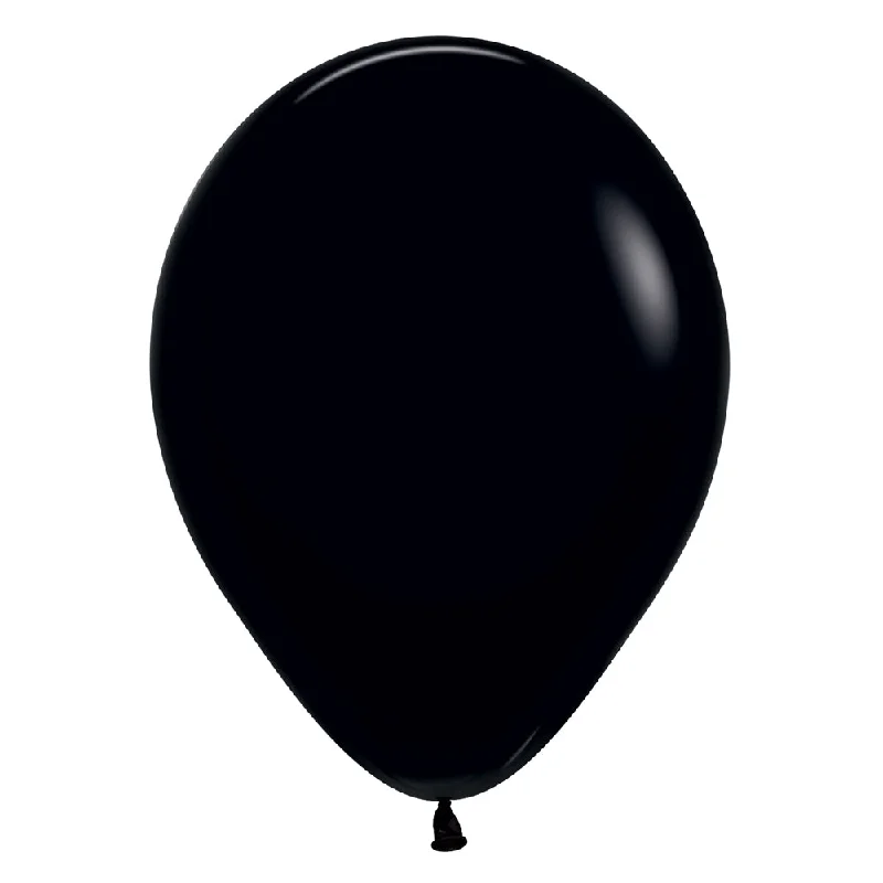 Black Plain Colour Mini Latex Balloons - 5" - Pack of 10