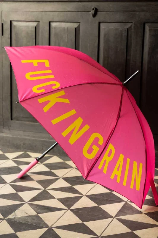 Pink Fucking Rain Umbrella