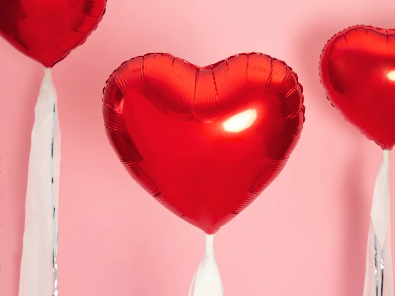 Red Heart Foil Balloon 18"