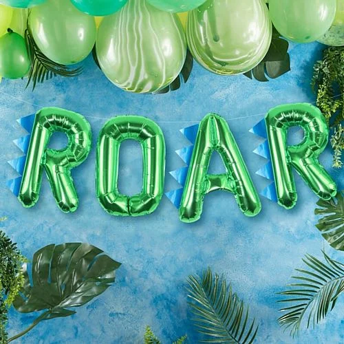 Roarsome Dinosaur Party Balloon Bunting - 16"