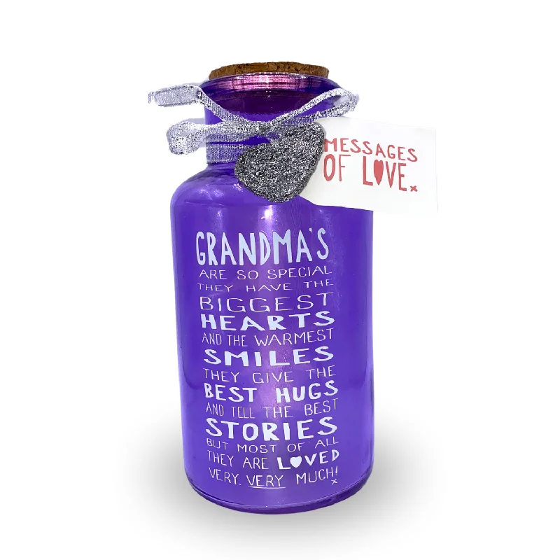 Special Grandma Light Up Jar Messages Of Love Gift Range