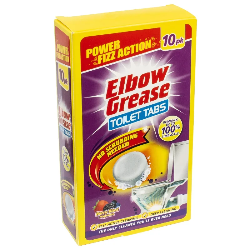 Toilet Tablets - 30g - Berry - Pack of 10 - By Elbow Grease