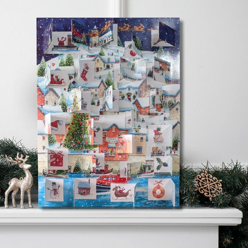 Traditional Advent Calendar Christmas Harbour Xmas Advent Calendar Gift Idea